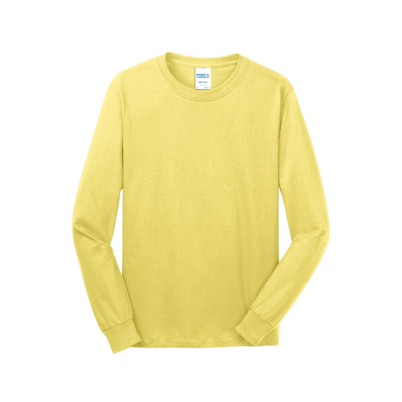 Port & Company® Long Sleeve Adult Core Cotton T-Shirt